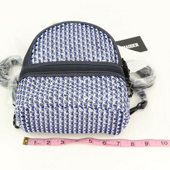 Steve Madden Murray Mesh Convertible Backpack Navy BMURRAY $78